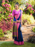 Aura Silk Weaving Design With Zari Border Banarasi Silk Saree