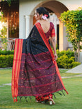 Aura Silk Weaving Design With Zari Border Banarasi Silk Saree