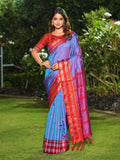 Aura Silk Weaving Design With Zari Border Banarasi Silk Saree