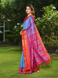 Aura Silk Weaving Design With Zari Border Banarasi Silk Saree