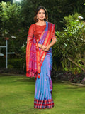 Aura Silk Weaving Design With Zari Border Banarasi Silk Saree