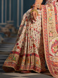 White Soft Silk Festive Wear Saree With Blouse Piece
