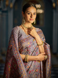 Black Soft Silk Festive Wear Saree With Blouse Piece