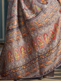 Black Soft Silk Festive Wear Saree With Blouse Piece