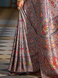 Black Soft Silk Festive Wear Saree With Blouse Piece