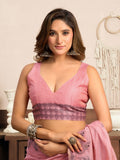 Modal Warli Work With Zhallar Banarasi Silk Saree