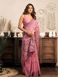 Modal Warli Work With Zhallar Banarasi Silk Saree