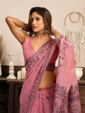 Modal Warli Work With Zhallar Banarasi Silk Saree