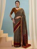 Mustard Pv Cotton Saree With Blouse Piece