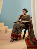 Mustard Pv Cotton Saree With Blouse Piece