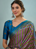 Raama Semi Modal Saree With Blouse Piece