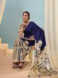 Blue Semi Modal Saree With Blouse Piece