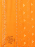 Yellow  Georgette Festive Wear Saree With Blouse Piecde