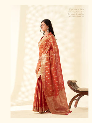 Soft Tissue Linen With Big Jacquard Pallu Handloom Silk Saree