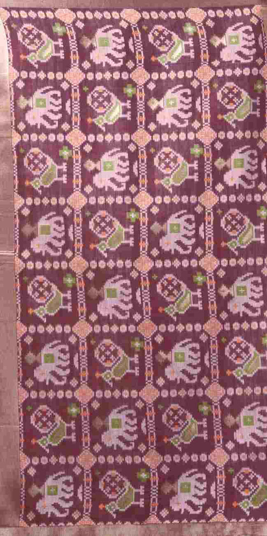Pink Banarasi Saree With Blouse Piece