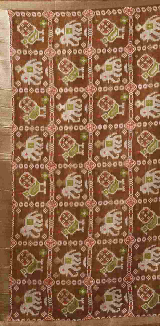 Peach Banarasi Saree With Blouse Piece