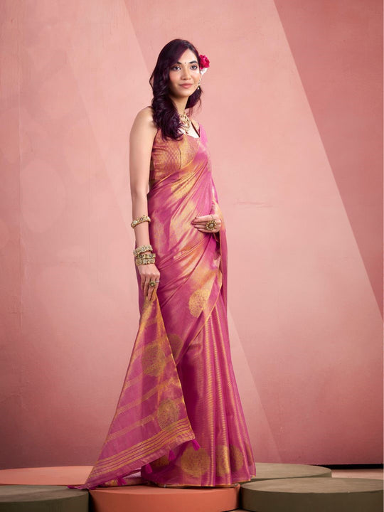TISSUE FANCY WEAVING SAREE