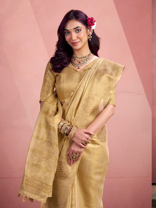 TISSUE FANCY WEAVING SAREE