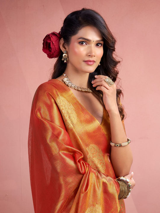 TISSUE FANCY WEAVING SAREE