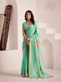 Soft Linen With Big Jacquard Pallu Handloom Saree