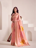 Soft Linen With Big Jacquard Pallu Handloom Saree