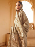 Satin Silk Fabric With Self Jequard And Zari Weaving  Work Banarasi Silk Saree