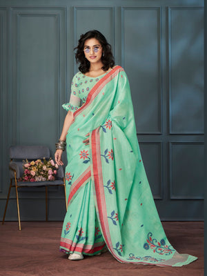 Handloom Linen with Beautiful Weaving