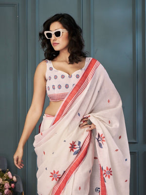 Handloom Linen with Beautiful Weaving