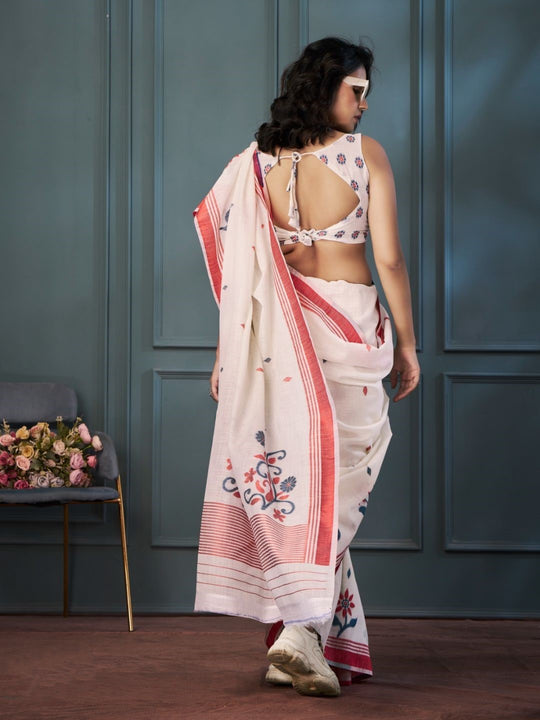 Handloom Linen with Beautiful Weaving