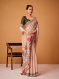 Jamdani Cotton Saree With Conrast Blouse Piece