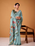 Jamdani Cotton Saree With Conrast Blouse Piece