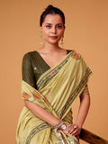 Jamdani Cotton Saree With Conrast Blouse Piece