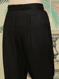 Black Floral Printed Regular Straight Kurta With Trousers & Dupatta