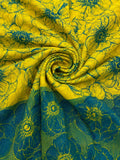 Green Printed Saree With Blouse Piece