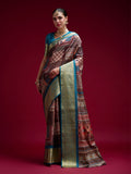 Dola Handloom Banarasi Silk Saree With Blouse Piece