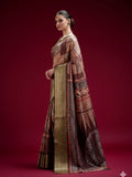 Dola Handloom Banarasi Silk Saree With Blouse Piece