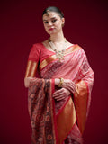 Dola Handloom Banarasi Silk Saree With Blouse Piece