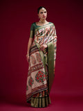 Dola Handloom Banarasi Silk Saree With Blouse Piece