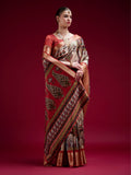 Dola Handloom Banarasi Silk Saree With Blouse Piece