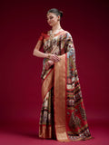 Dola Handloom Banarasi Silk Saree With Blouse Piece