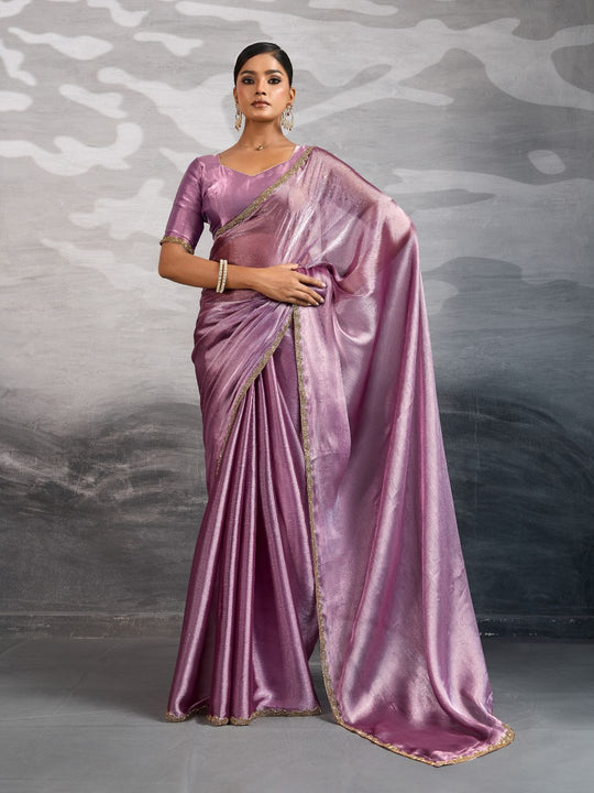 Burberry Chiffon Beads & Cutdana Applique Lace-Work