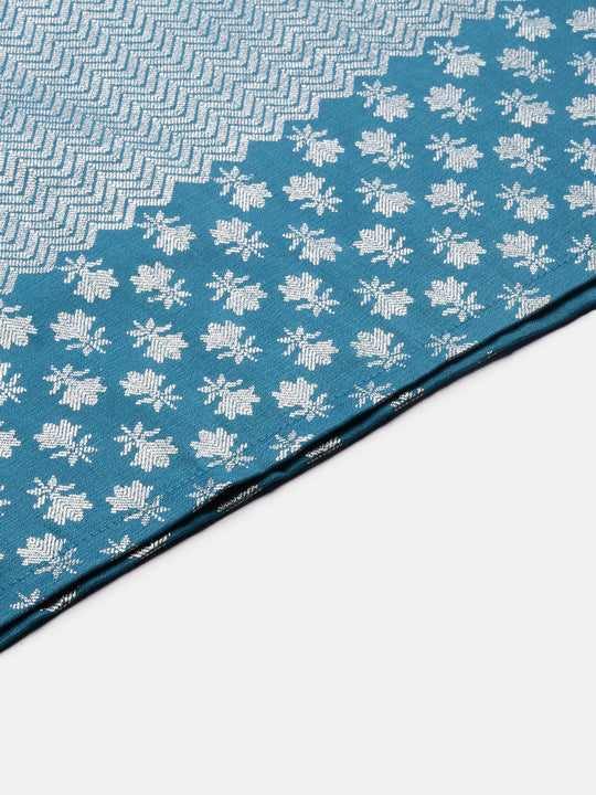 Floral Printed Straight Round Neck Kurti With Sharara & Dupatta