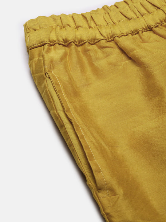 Ethnic Motifs Embroidered Thread Work Straight Kurta with Trousers & Dupatta