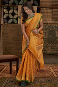 Marigold Yellow Patola Saree