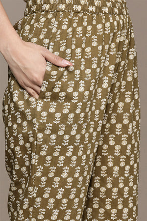 Women's Green Kurta Suit Set