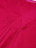 V-Neck  solid Kurta With Trouser