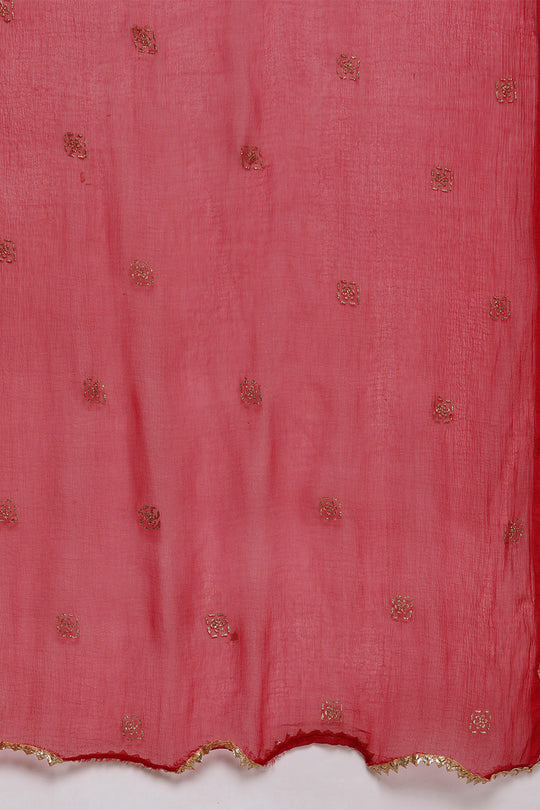 Women Fuchsia Kurta with Trousers With Dupatta