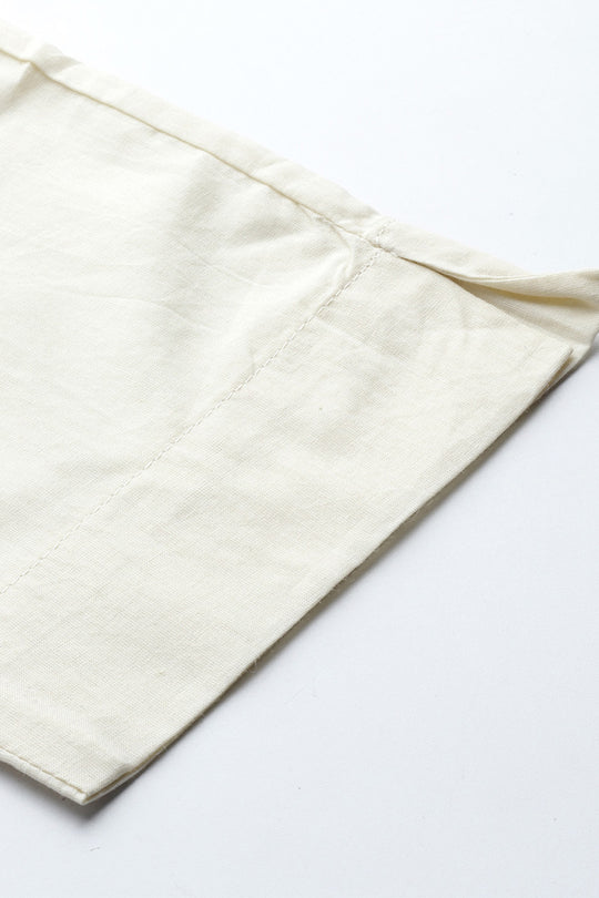 Women's Off White Ethnic Kurta Set