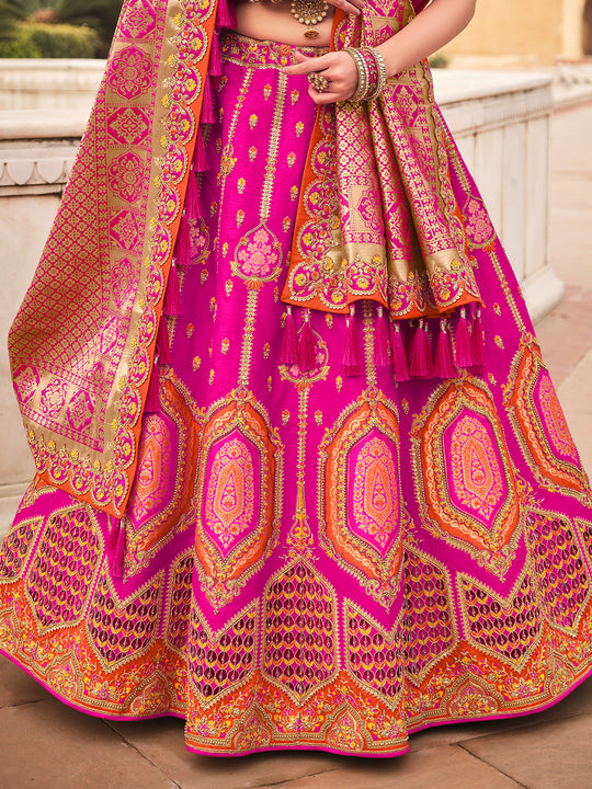 Magenta Pink Lehenga Choli