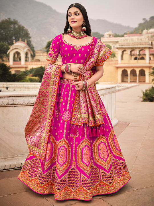 Magenta Pink Lehenga Choli